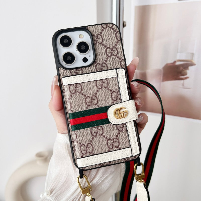 Premium Card Bag Chain Classic iPhone-kotelo