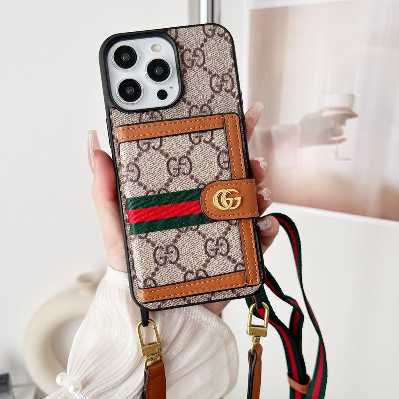 Premium Card Bag Chain Classic iPhone-kotelo