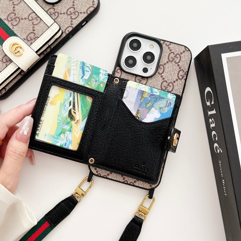 Premium Card Bag Chain Classic iPhone-kotelo