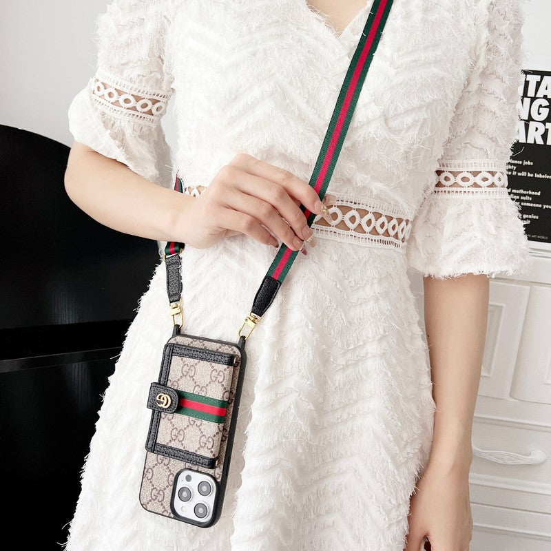 Premium Card Bag Chain Classic iPhone-kotelo