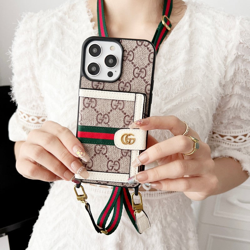 Premium Card Bag Chain Classic iPhone-kotelo