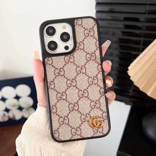 Funda de iPhone con cadena de mano premium