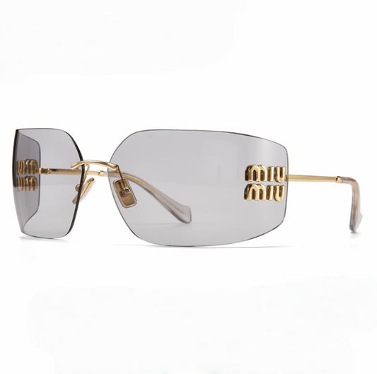 Gafas de sol sin marco de moda