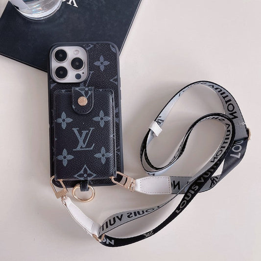 Luksus kortveske Classic Chain iPhone-deksel