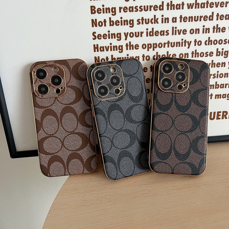 Klasické kožené pouzdro na iPhone