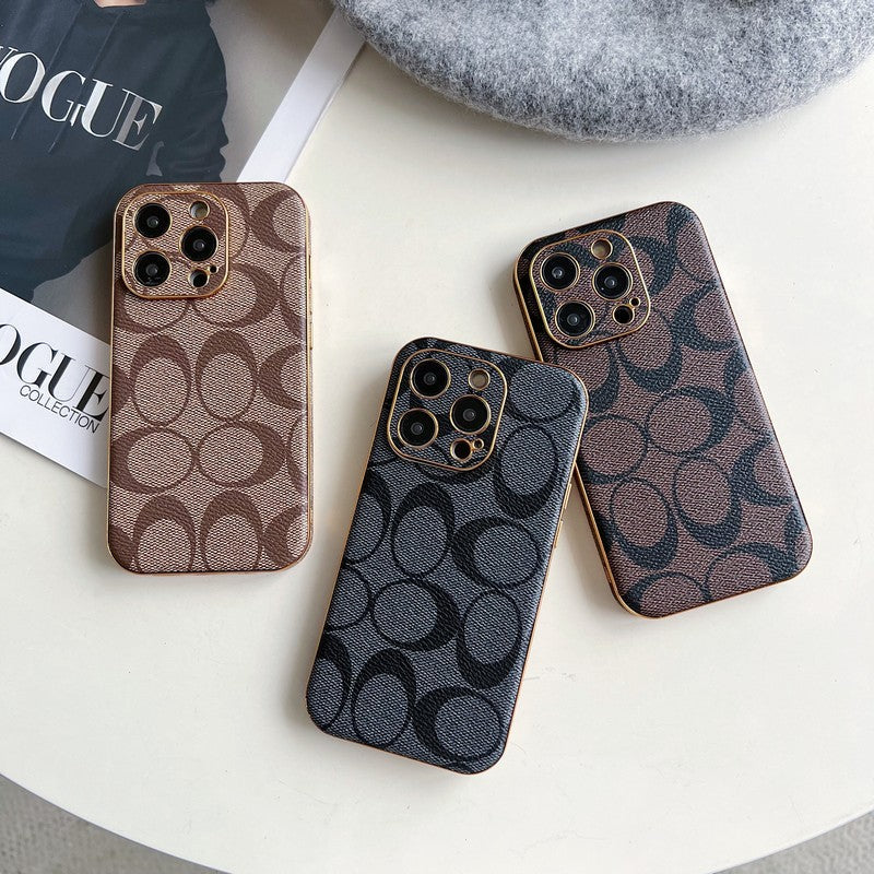 Klasické kožené pouzdro na iPhone