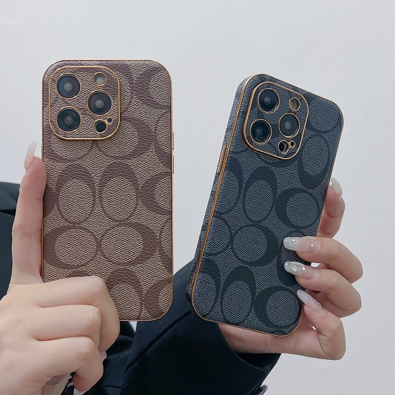 Klasické kožené pouzdro na iPhone
