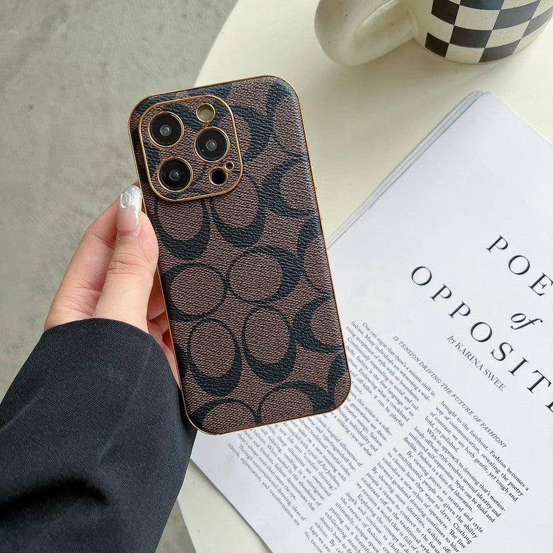 Klasické kožené pouzdro na iPhone