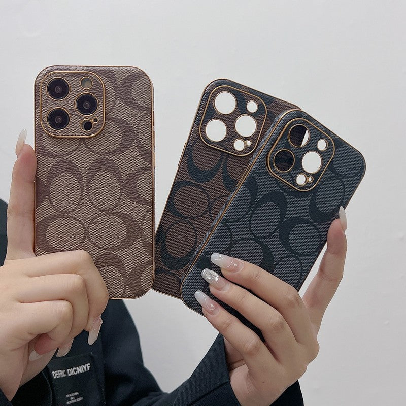 Klasické kožené pouzdro na iPhone