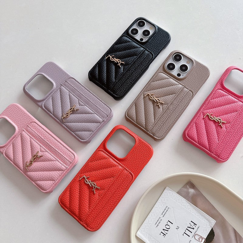 Kožené pouzdro na iPhone Saint Card Bag