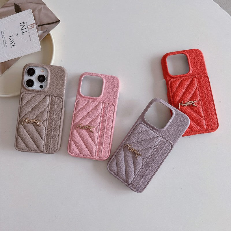 Kožené pouzdro na iPhone Saint Card Bag