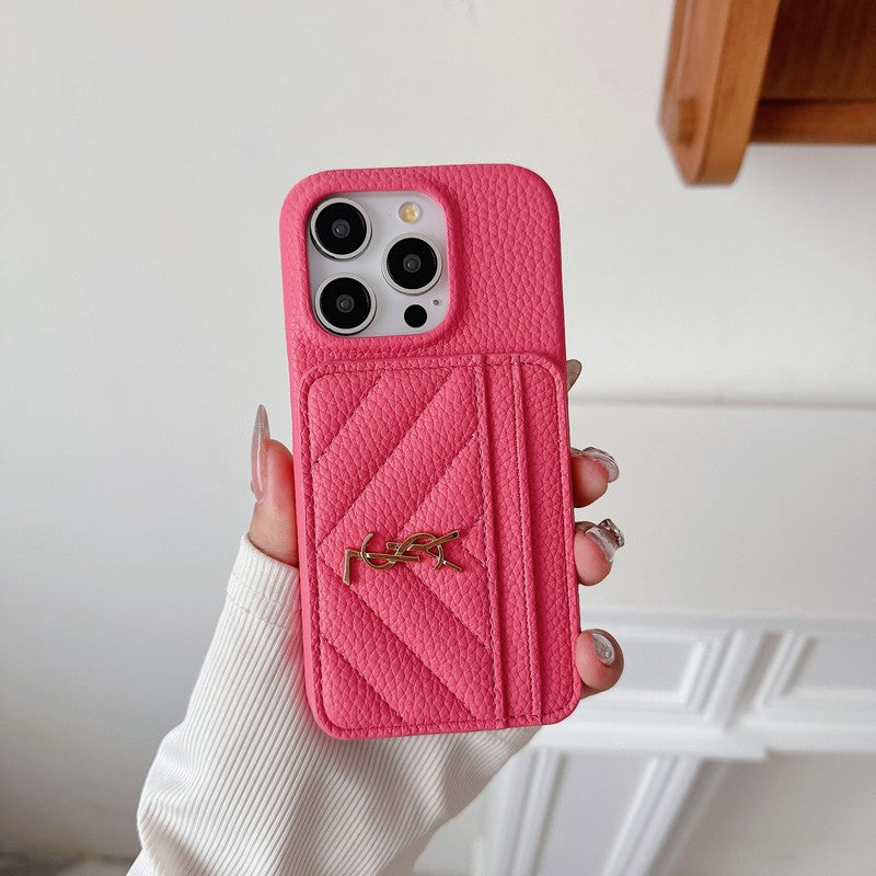 Kožené pouzdro na iPhone Saint Card Bag