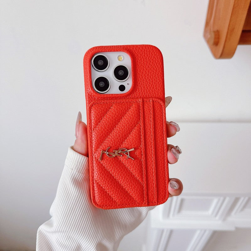 Kožené pouzdro na iPhone Saint Card Bag
