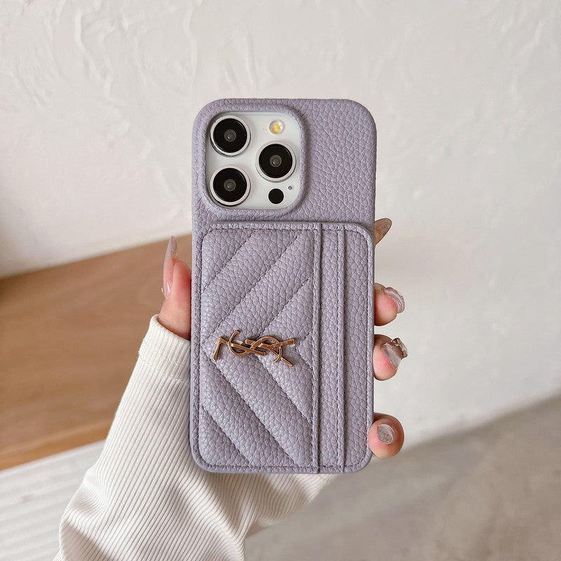 Kožené pouzdro na iPhone Saint Card Bag