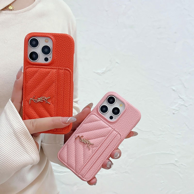Kožené pouzdro na iPhone Saint Card Bag