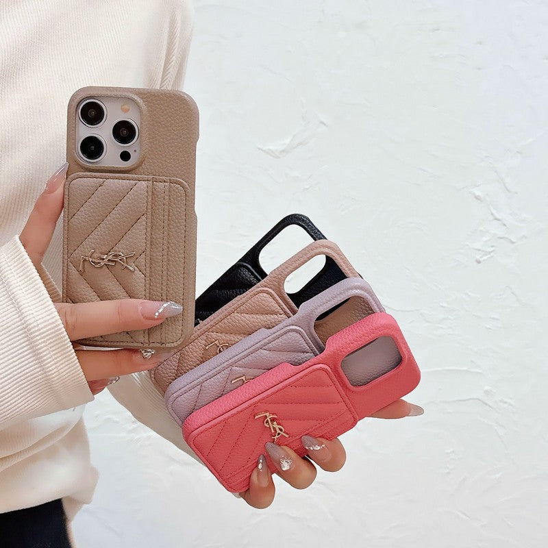Kožené pouzdro na iPhone Saint Card Bag