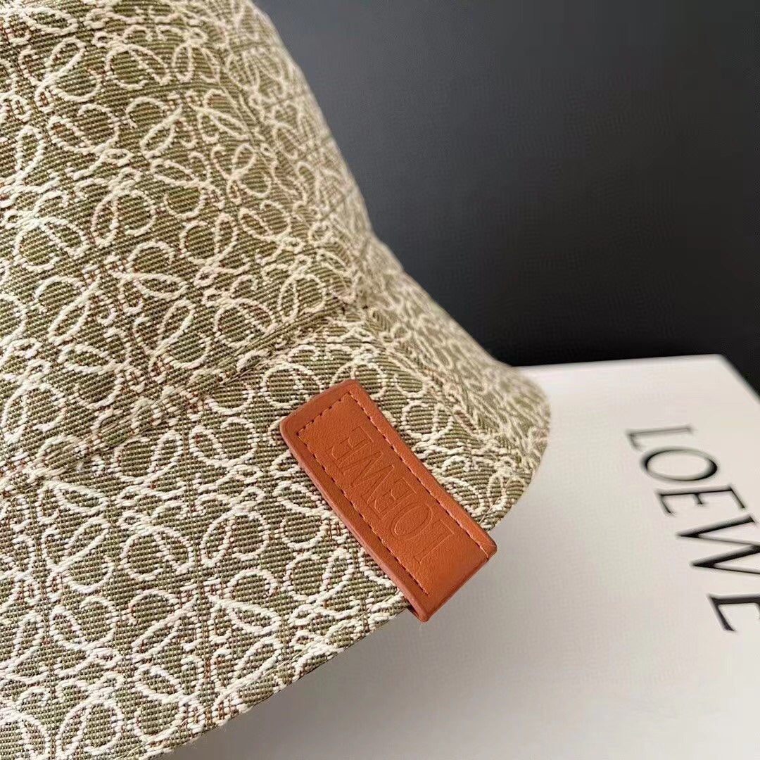 Luxusní čepice Loewe Anagram Monogram Bucket pro muže & Ženy