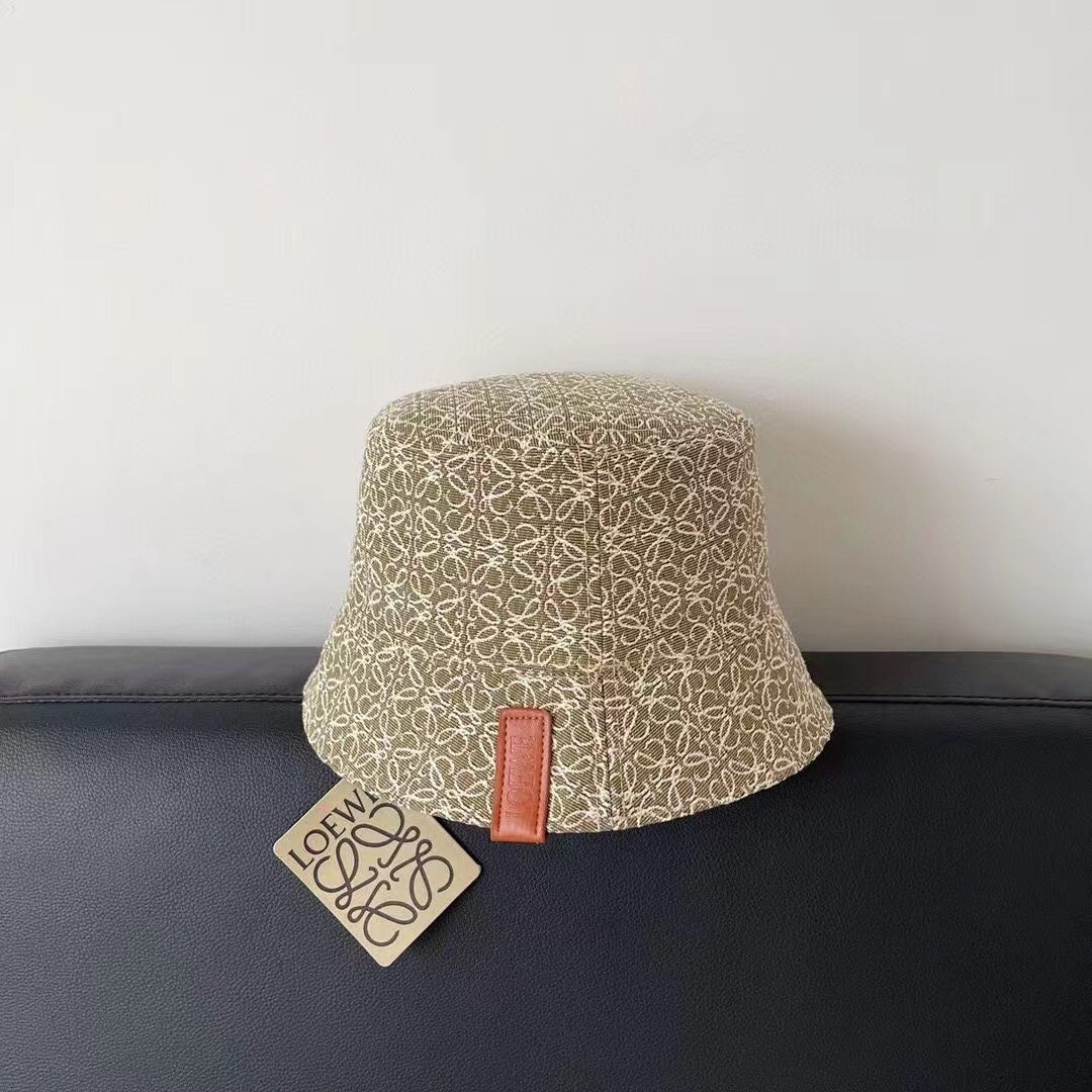 Luxusní čepice Loewe Anagram Monogram Bucket pro muže & Ženy