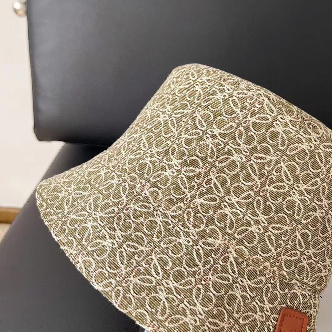 Luxusní čepice Loewe Anagram Monogram Bucket pro muže & Ženy