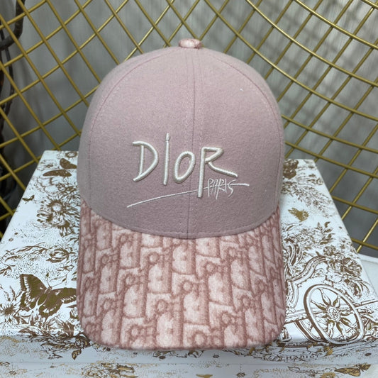 Vintage Oblique Wool Baseball Cap | Luxury Designer Hat