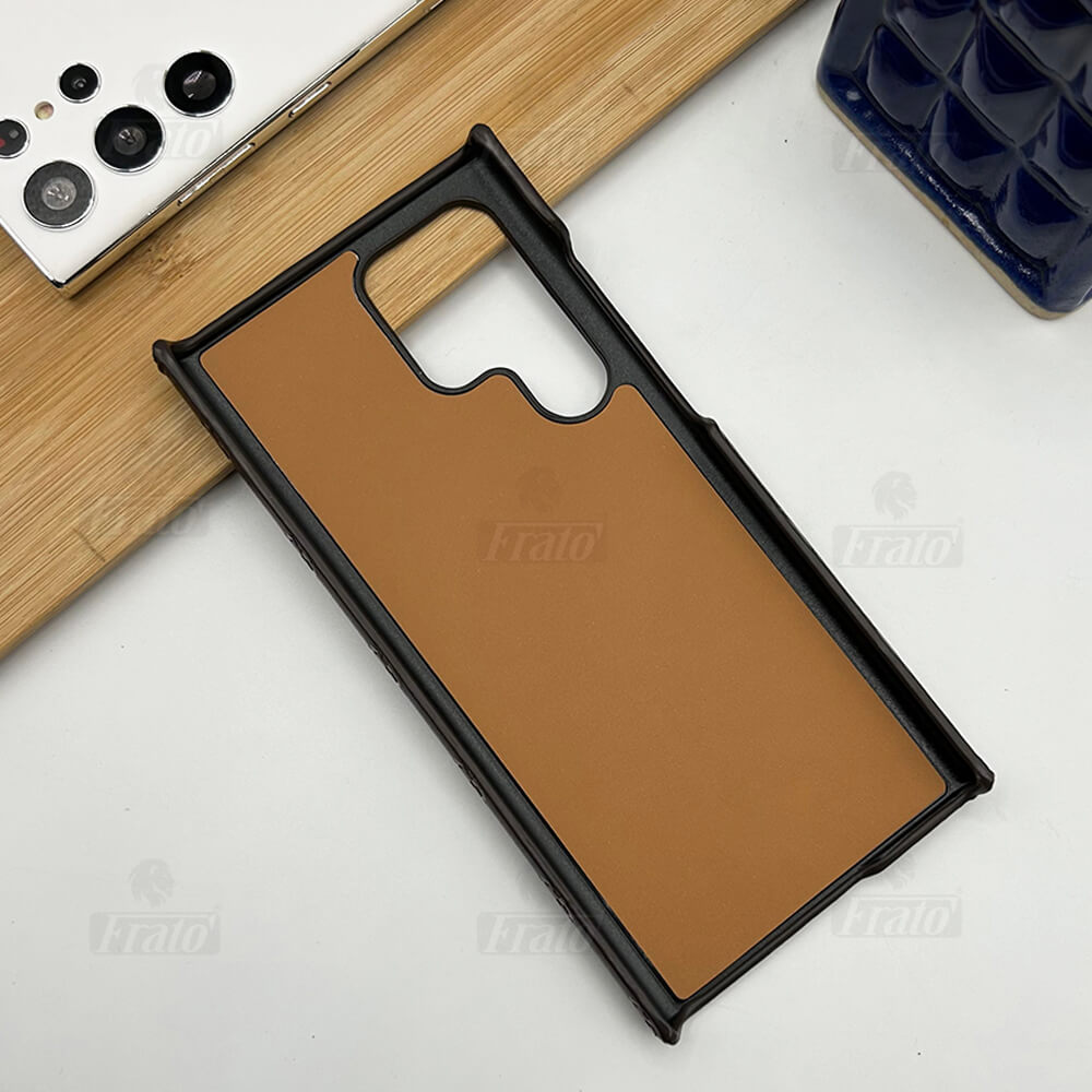 Luksus Premium Fashion Brand Læder Taske til Samsung Galaxy