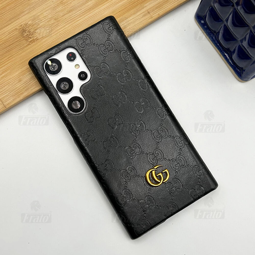 Luksus Premium Fashion Brand Læder Taske til Samsung Galaxy