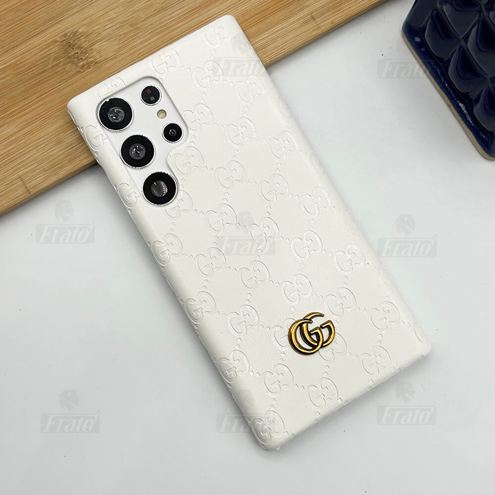 Luksus Premium Fashion Brand Læder Taske til Samsung Galaxy