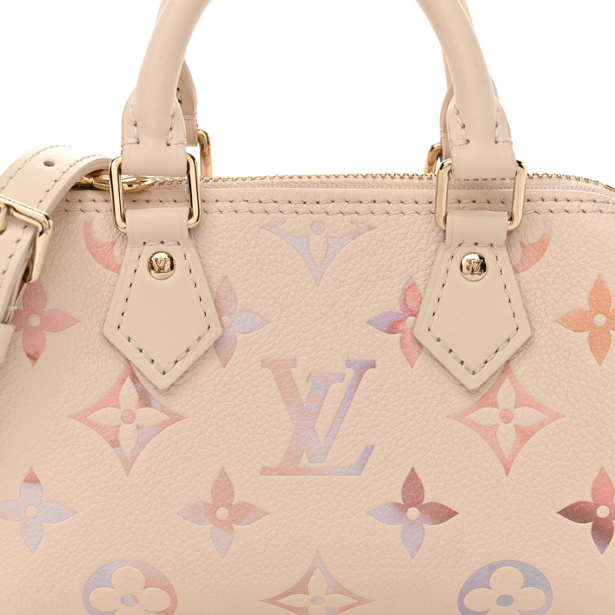 Dreamy Lavender Watercolor Gradient Mini Barrel Crossbody Bag