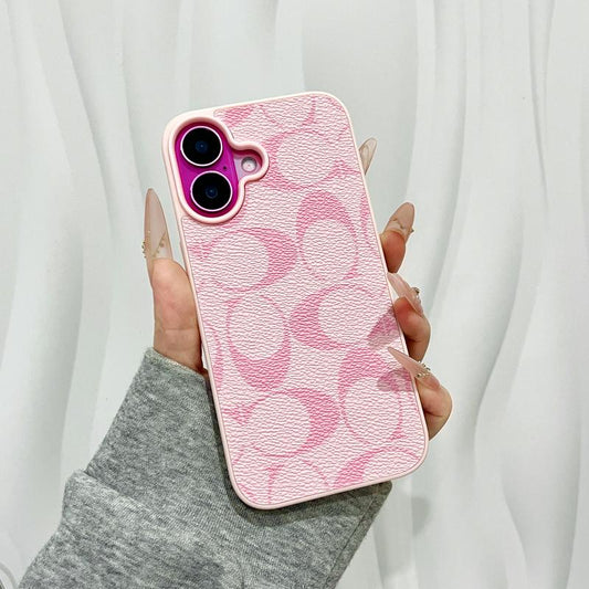 부드러운 가죽 질감의 보호용 iPhone 케이스