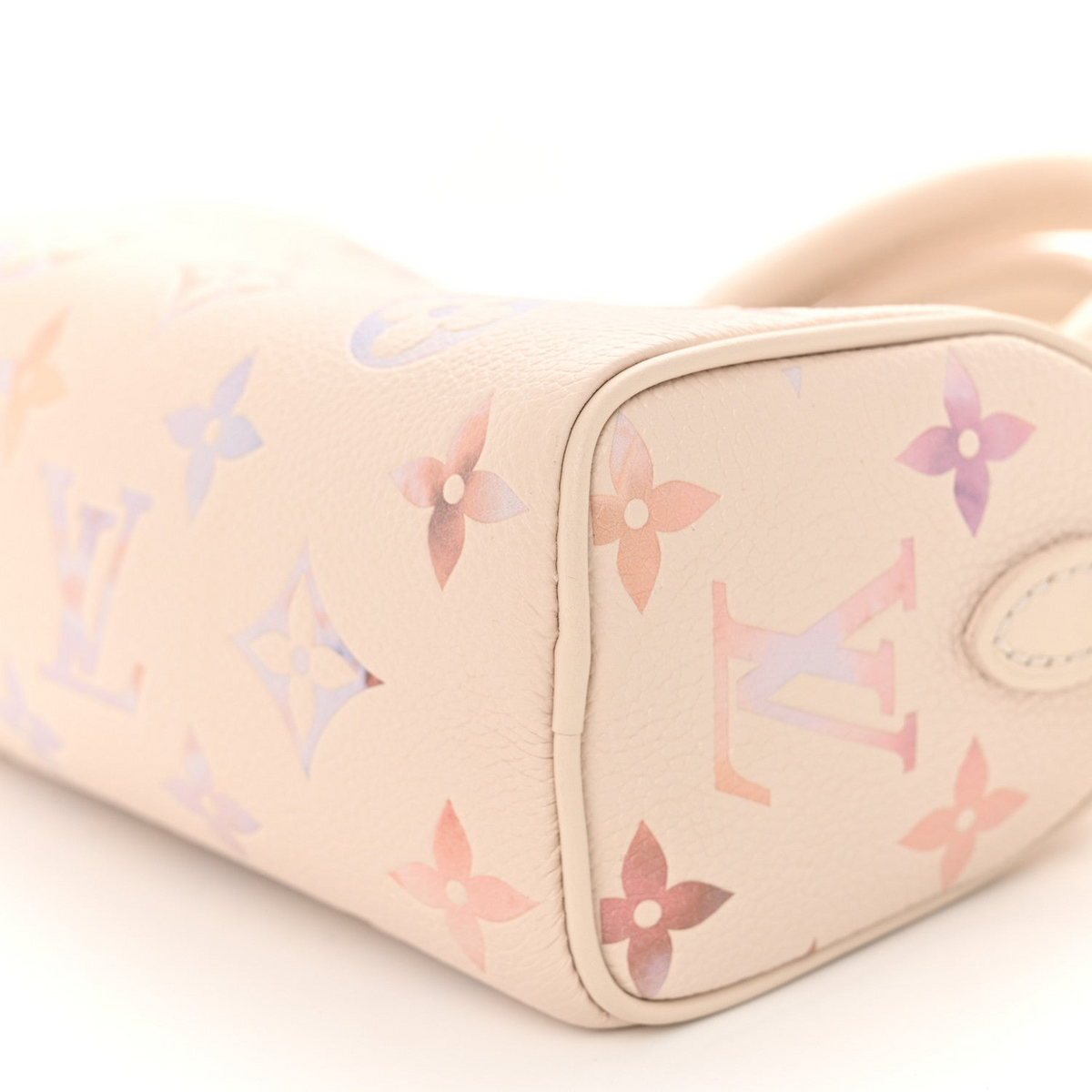 Dreamy Lavender Watercolor Gradient Mini Barrel Crossbody Bag