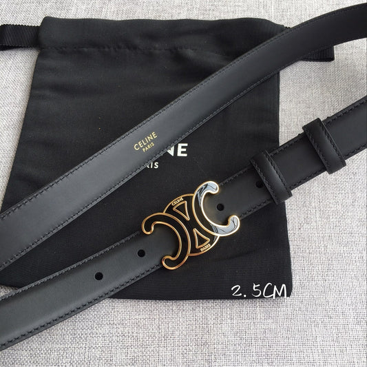 AC Cinturón de piel para mujer Triomphe Buckle