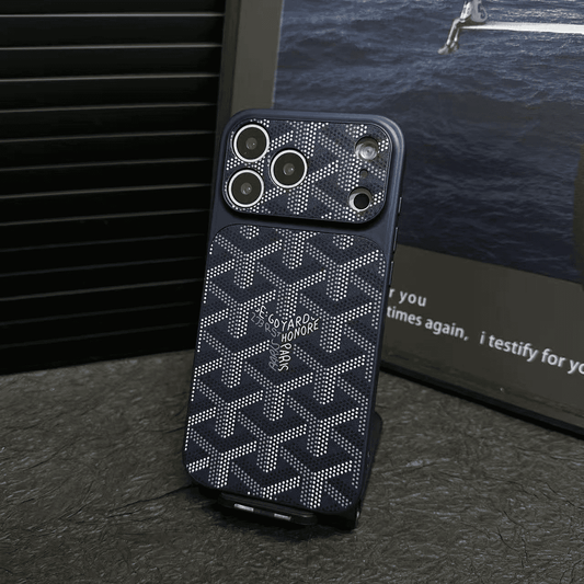 G-Y Stilig preget teksturveske til iPhone