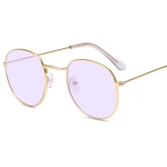 LeonLion klasické okrúhle slnečné okuliare s malým rámom dámske/pánske značkový dizajnér Alloy zrkadlové slnečné okuliare Vintage Modis Oculos