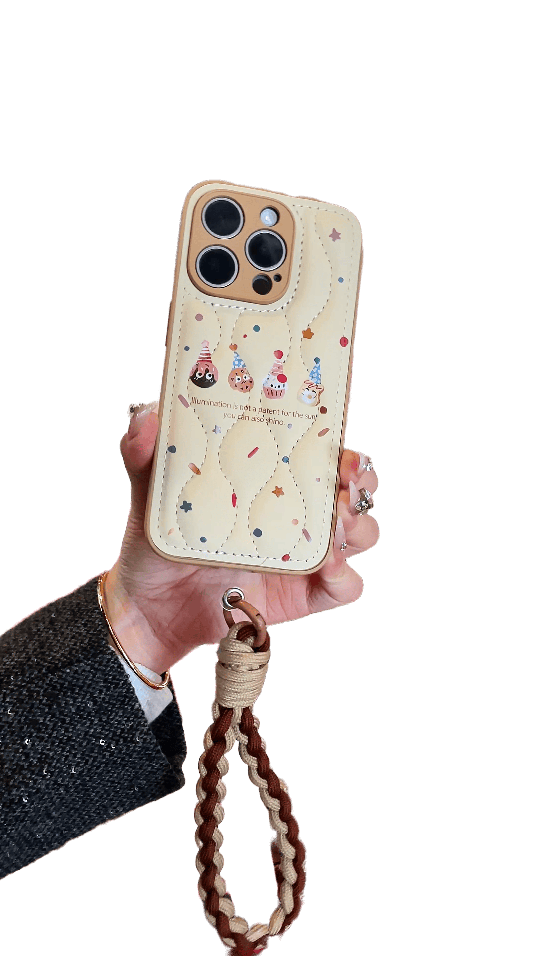Aconchegante e leve: capa de iPhone chique inspirada em biscoitos para criadores de tendências