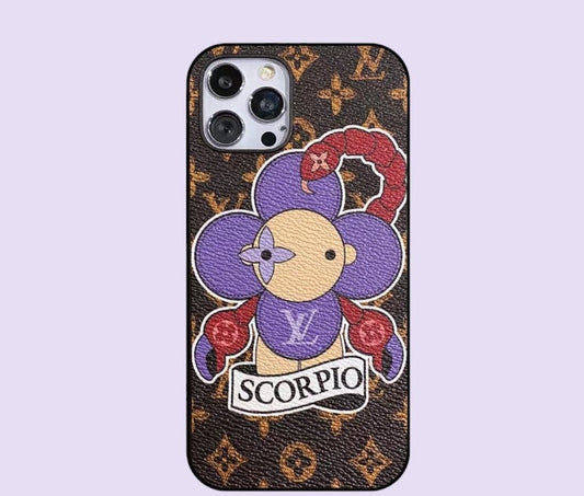 Scorpio Love Painted iPhone 케이스 맞춤 제작