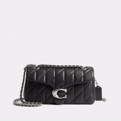 CO Quilted Chain Shoulder Bag – Structured Mini Crossbody